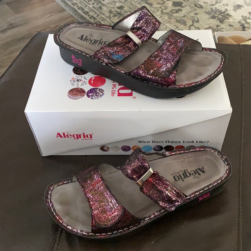 Alegria Leather Sandals